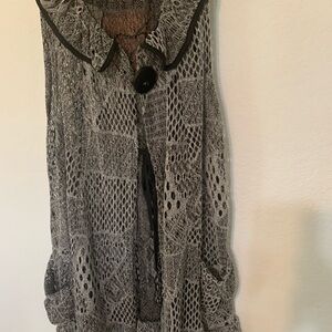 Style Chic Gray Women's Knit Vest